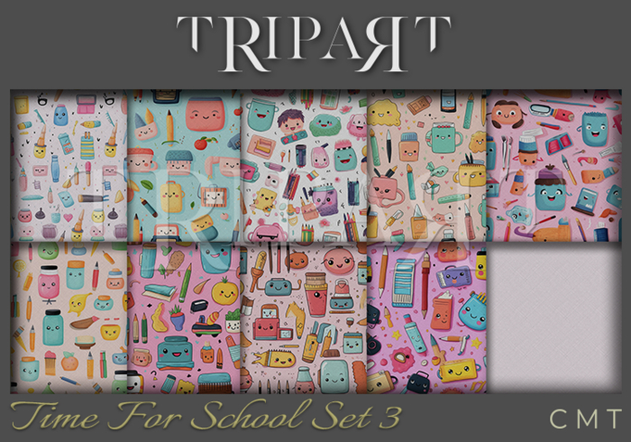 .::TRIPART::. Time For School Set 3