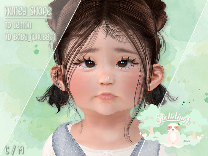 { Slothlings } Honey Shape - TD Lemon