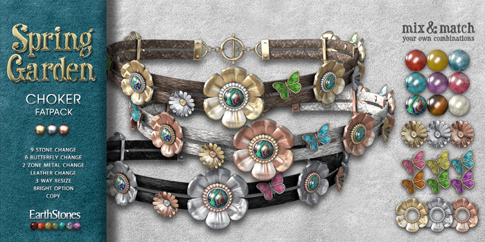 EarthStones Spring Garden Choker ~ Fatpack