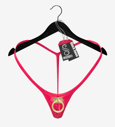 Black Swan - Lux Panty - latex magenta