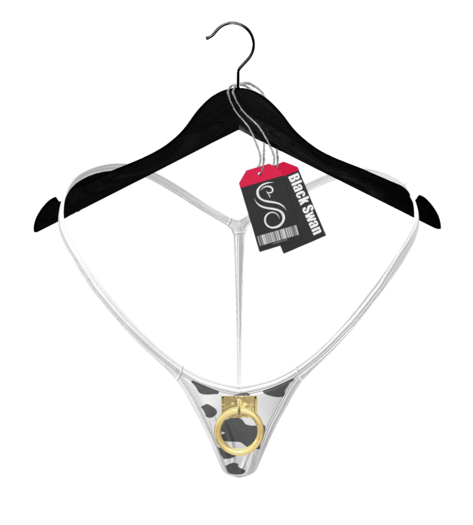 Black Swan - Lux Panty - black cow