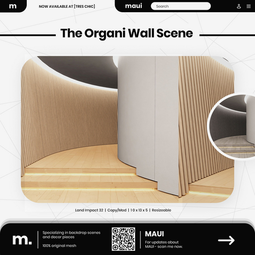 MAUI - Organi Wall Scene V1
