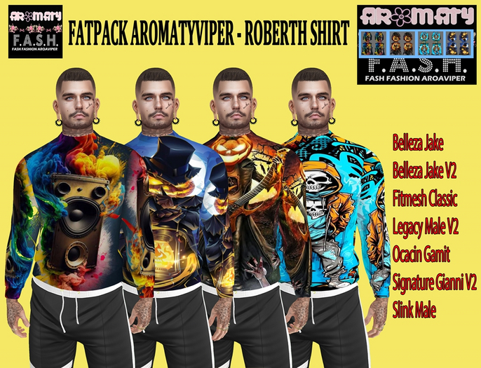 FATPACK AROMATYVIPER - ROBERTH SHIRT - DEMO