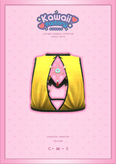 [=KFS=] Legacy Female - Jiangshi Tanktop - Yellow