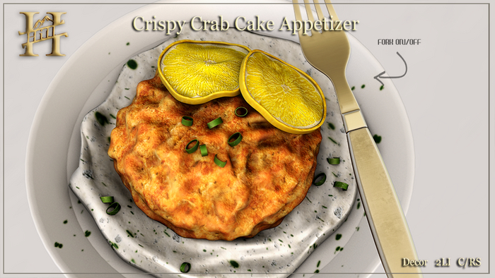 Chef Hill. Crispy Crab Cake Appetizer 