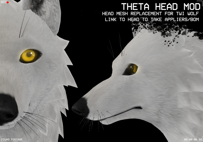 Found Footage - TWI Wolf Headmods - Theta