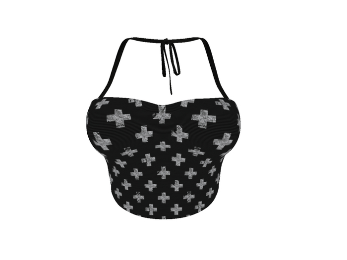 REVOLUTION - Halter Top (Cross)