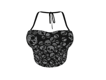 REVOLUTION - Halter Top (Skulls)