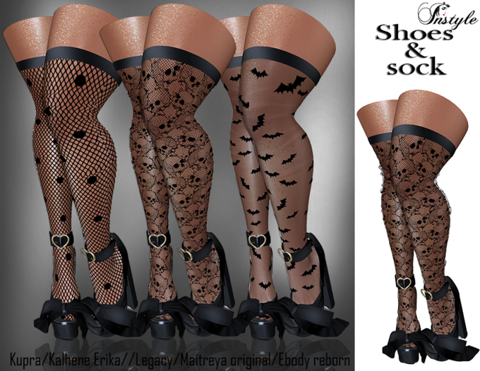 InStyle - Shoes & sock -  Skulls