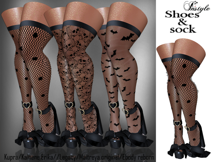 InStyle - Shoes & sock -  Black Peas