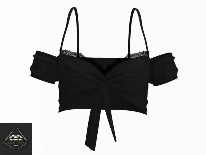 -LD- Leila top BLACK
