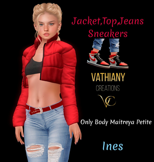 [V.C] Ines Set Maitreya Petite (red)