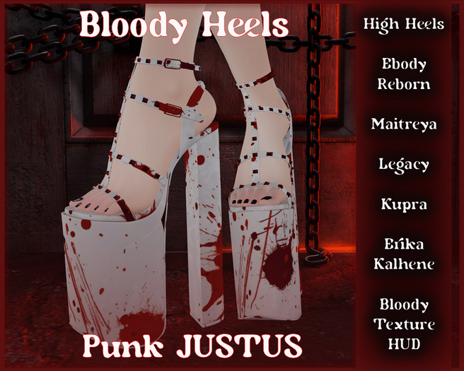 Bloody Heels for Reborn by Punk JUSTUS