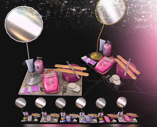 buildworksdecor ~ Epilation SET Gray / Boxed