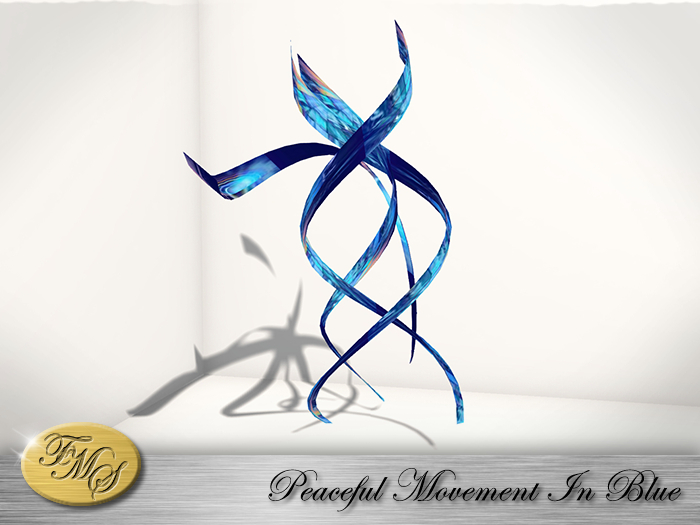 Peaceful Movement in Blue