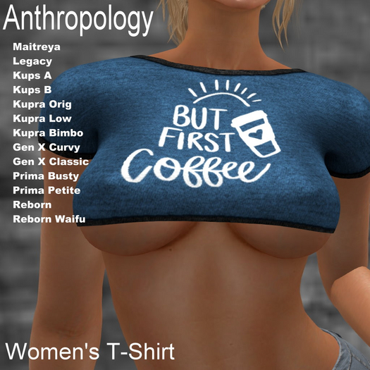 But first, coffee Women's Crop Top (WST)