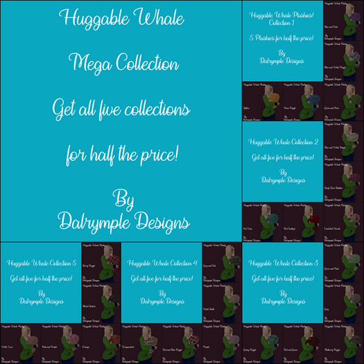 [Dalrymple Designs] Huggable Whale-Mega Collection