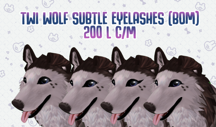 Subtle Lashes (TWI Wolf) BOM