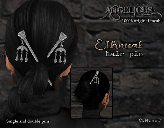 :ANGELICUS: Hair pins Ethnical  