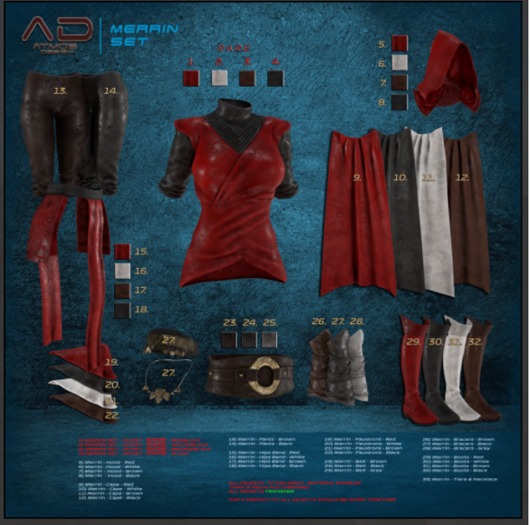 [AD] - Merrin SET full legacy