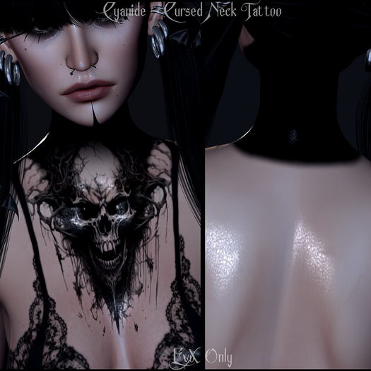 ! Cyanide - Cursed Neck Tattoo