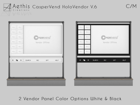 Second Life Marketplace - [AC] CasperVend HoloVendor V.6 - 13 Panel ...