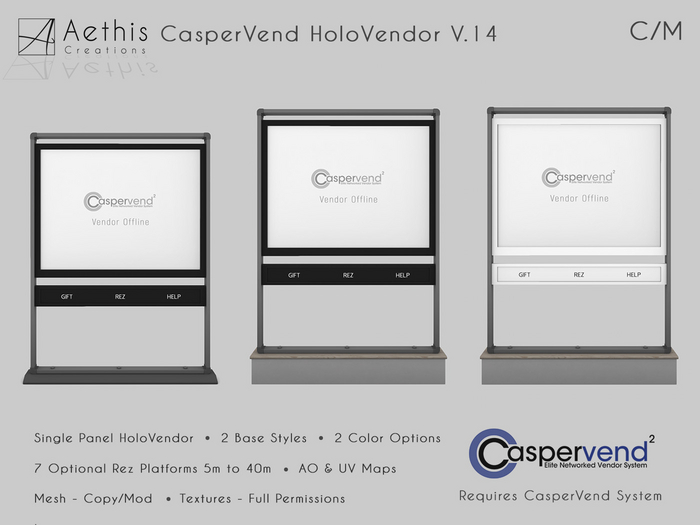 [AC] CasperVend HoloVendor V.14 - Single Rectangle