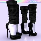 Black Legwarmer Shoes Maitreya Legacy Reborn