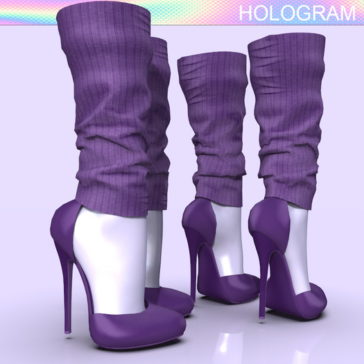 Purple Legwarmer Shoes Maitreya Legacy Reborn