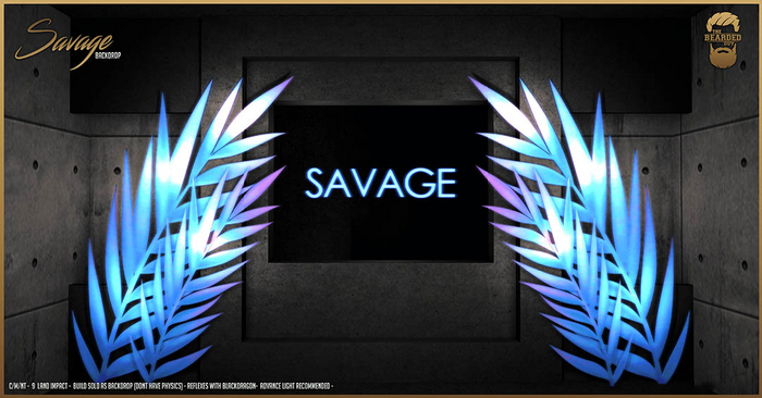 Savage Midnight Backdrop - The Bearded Guy