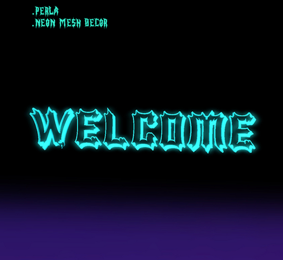 NEON WELCOME MESH