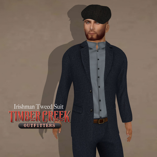 [Timber Creek] Irishman Tweed Suit-Navy