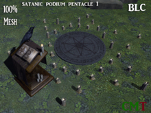 BLC satanic podium pentacle 1