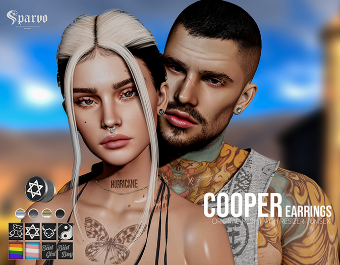 [SPARVO] Cooper Earrings Unrigged