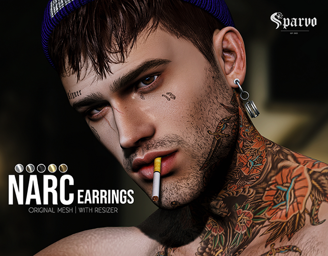 [SPARVO] Narc Earrings Unrigged