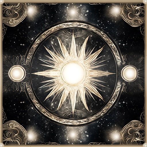 Texture - Gold Stars & Sun #43