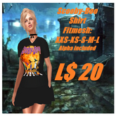 Scooby-Doo-Halloween-Black-V-neck shirt