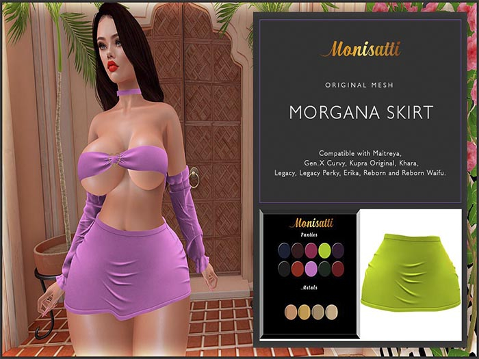 ::Monisatti:: Morgana Skirt - Yellow