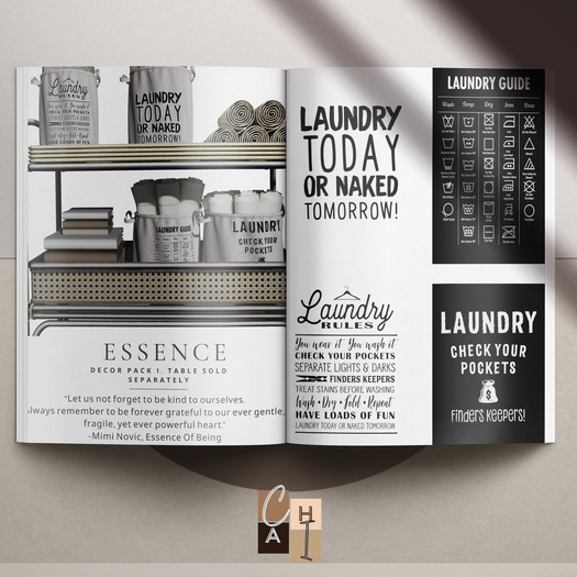 CHAI Essence Bathroom Tray Decor 