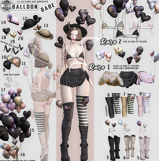 02.[Since1975] Balloon Top Reborn RARE