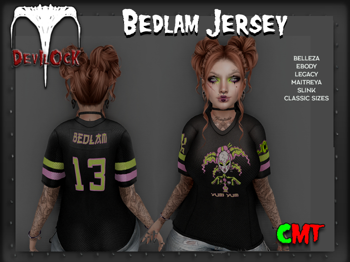 DEVILOCK - Bedlam Jersey (ADD TO UNPACK)