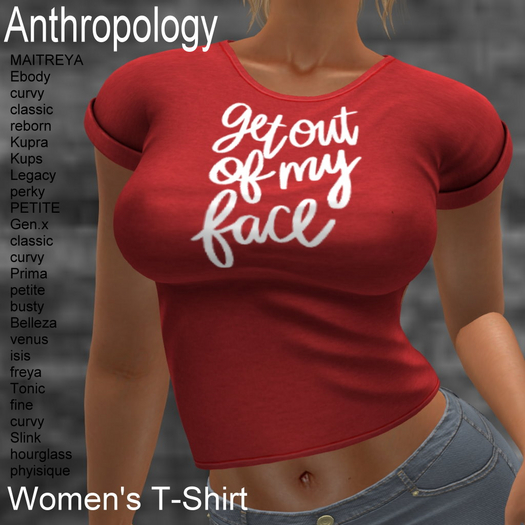 Get out of my face Women's T-Shirt (WTTA)