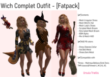 4965 Complet Witch's  Outfit - [Fatpack]