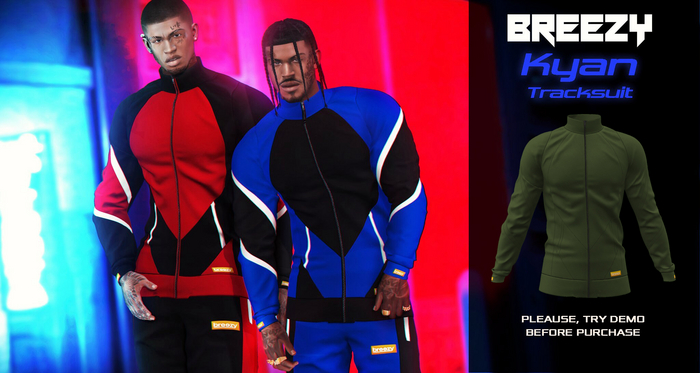 BREEZY - Kyan Track Jacket ''OLIVE''