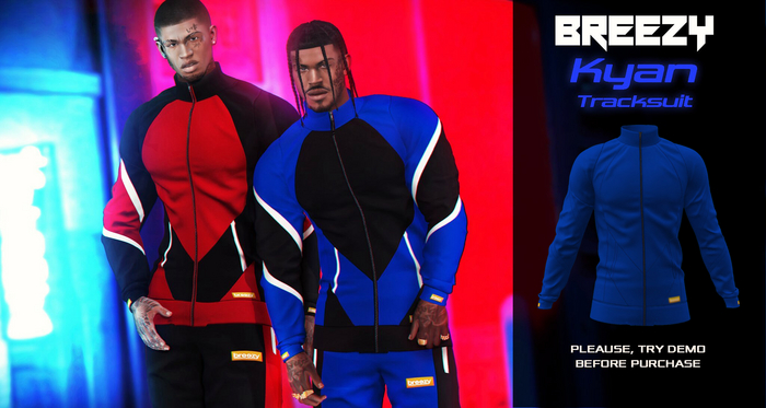 BREEZY - Kyan Track Jacket ''BLUE''