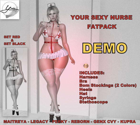 ..YIA.. Sexy Nurse FTPACK DEMO // 3 MIN //