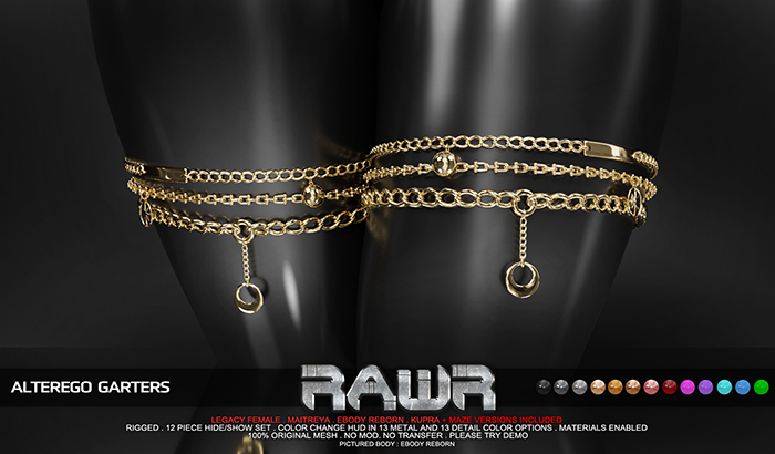 RAWR! Alterego Garters DEMO (add me)