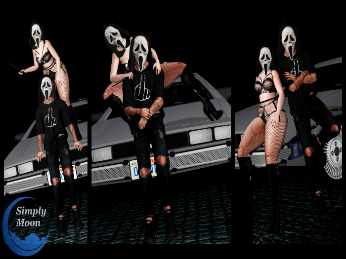 Simply Moon - Masked Couple Pose FATPACK (Props Included)