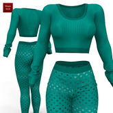 Teal Stars Pajamas