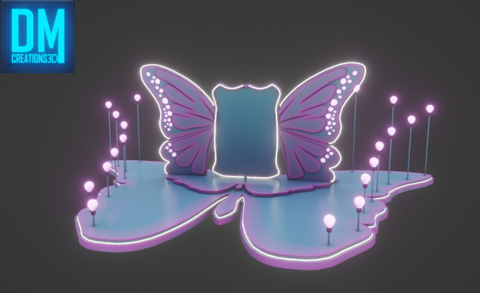 Butterfly Stage Full Perm Mesh
